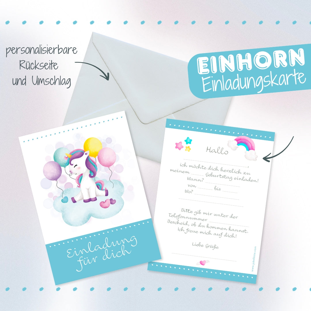 Einhorn Einladung
