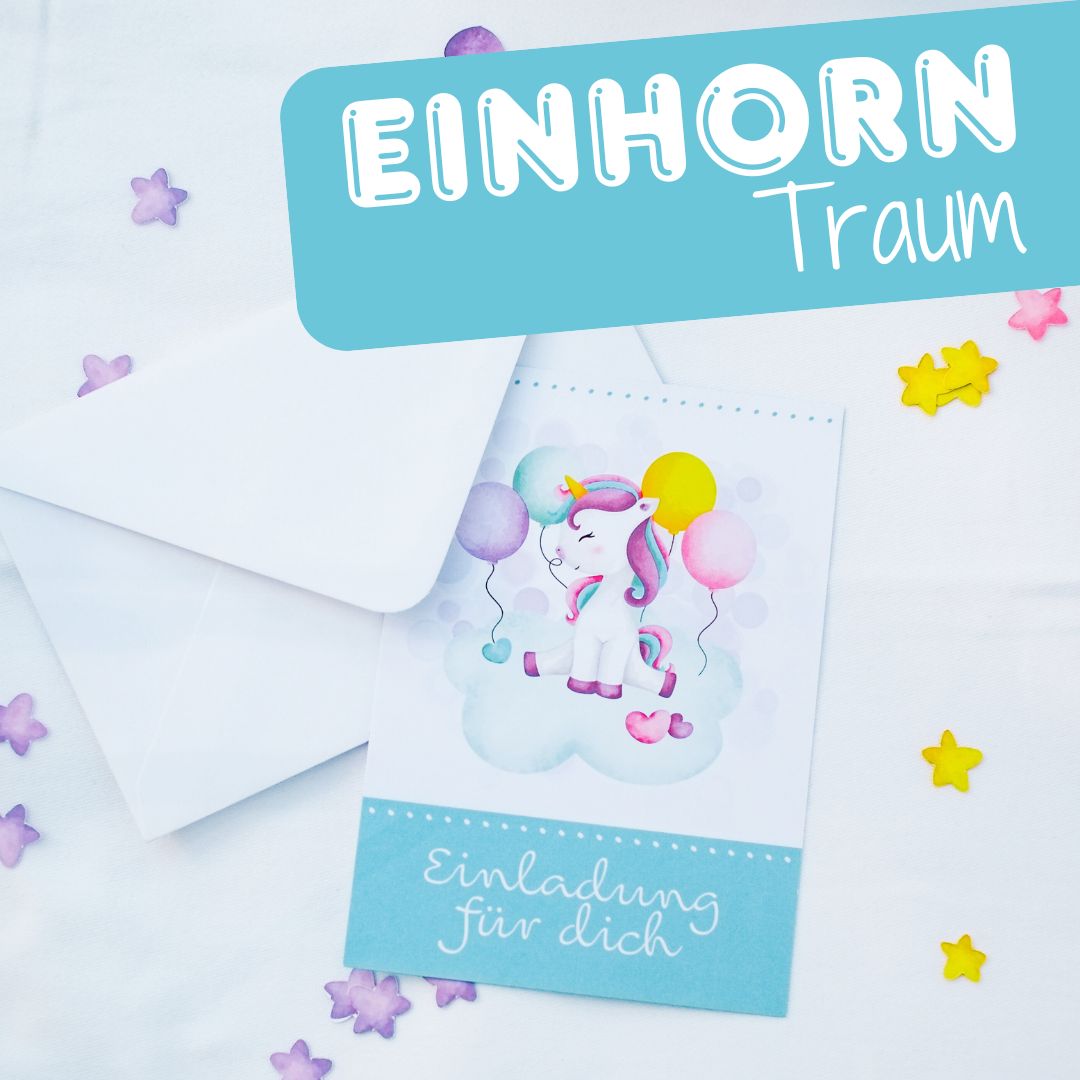 Einhorn Dekoset