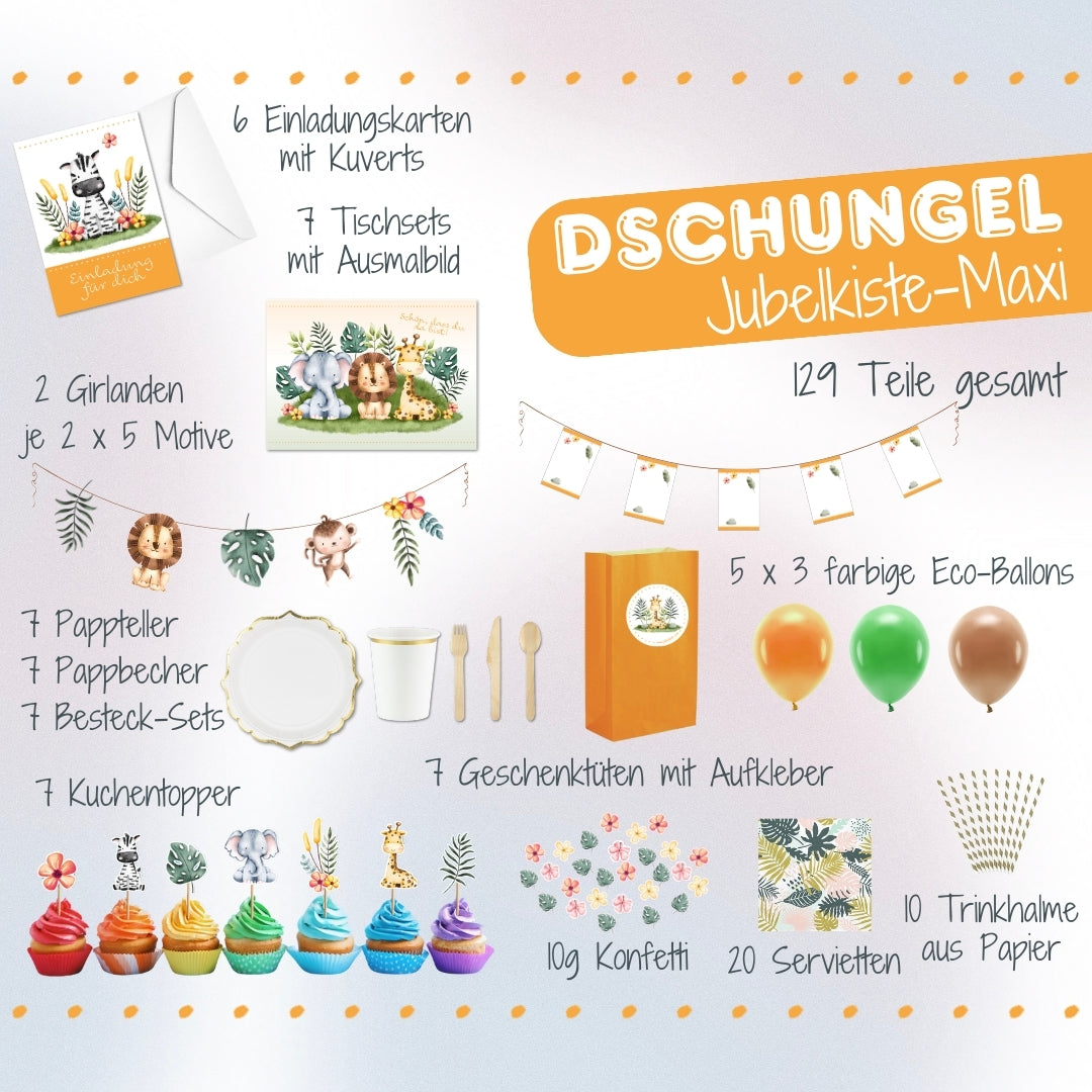 Dschungel Dekoset