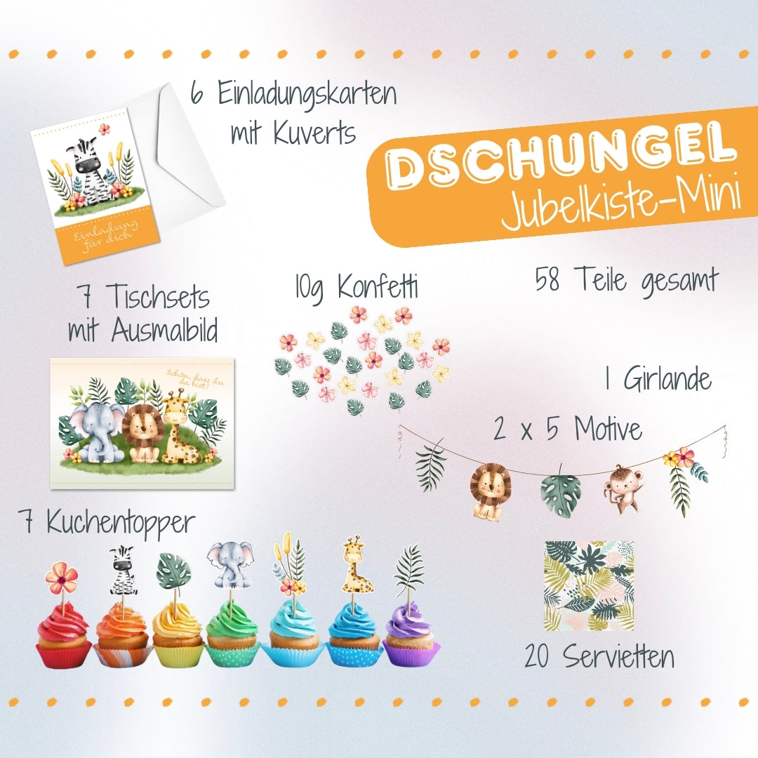 Dschungel Dekoset