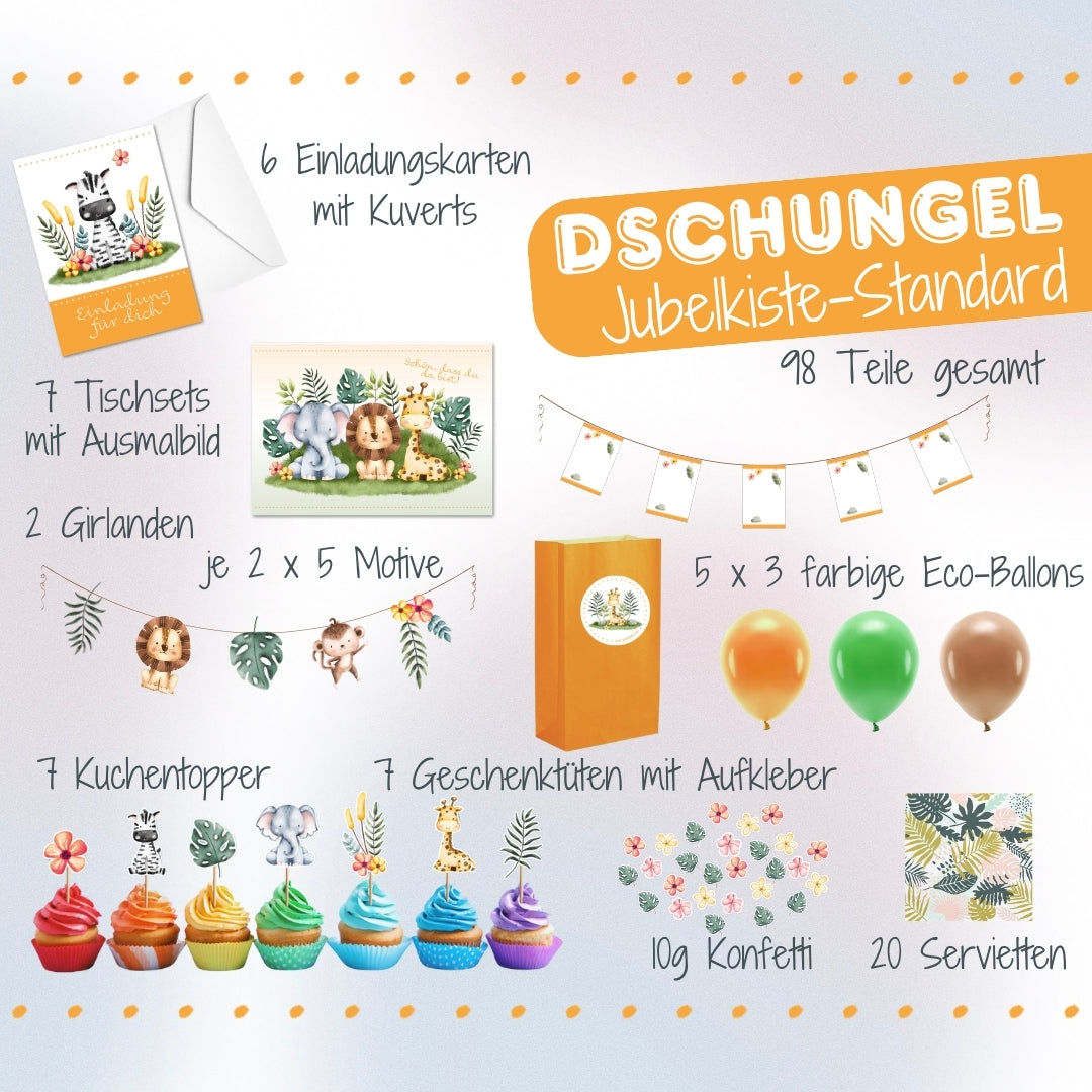 Dschungel Dekoset