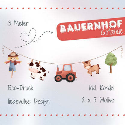 Bauernhof Girlande