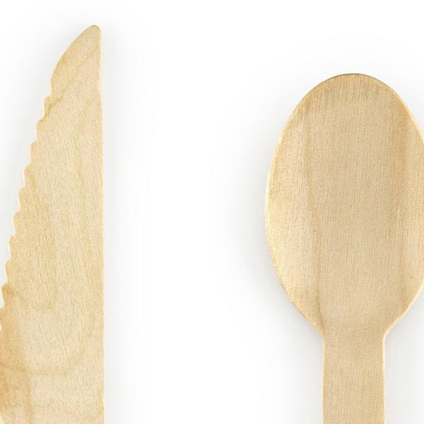 Holzbesteck 18 Stück
