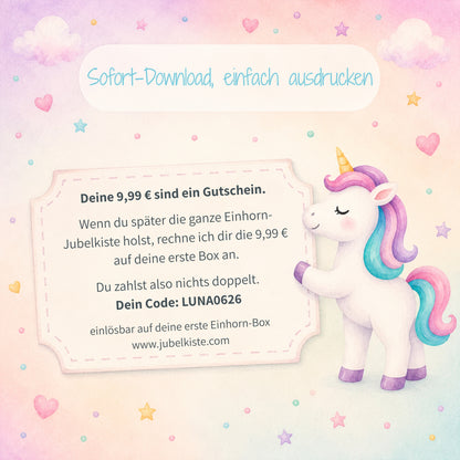 Einhorn-Schatzsuche: Luna sucht ihre Farben